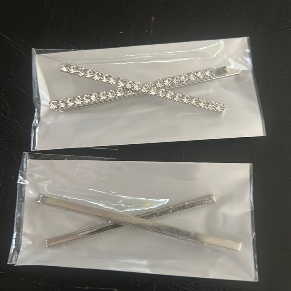 Rhinestone hair clips